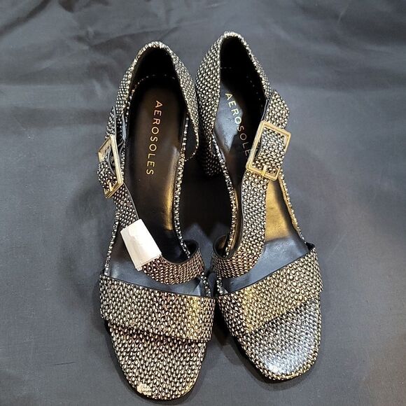 BRAND NEW AEROSOLES WOMEN'S LENOX BLOCK HEEL DRESS SANDALS - Picture 3 of 16